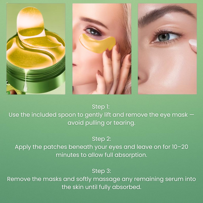 Avocado Eye Mask - Gold Edition